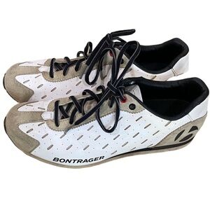 Bontrager podium Casual Cycling White and Black Shoes. EUR 39, Sz 6. Lace Up.
